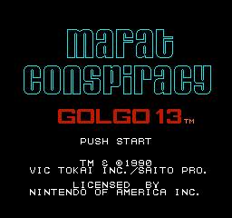 Mafat conspiracy - golgo 13