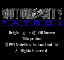 Motor ctiy patrol