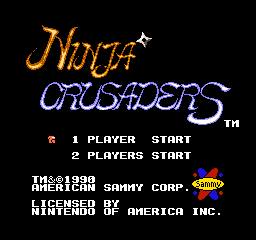 Ninja crusaders