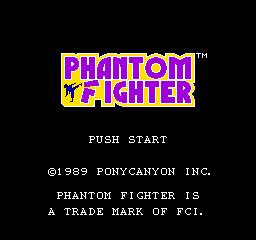 Phantom fighter