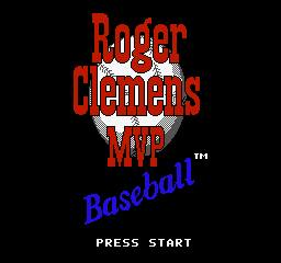Roger Clemens mvp baseball