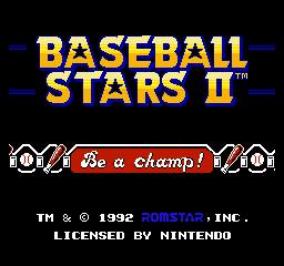 Baseball stars 2
