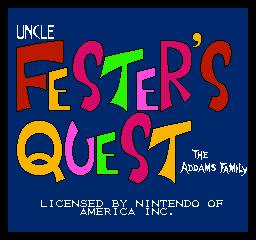 Uncle Fersers quest - the Adams family