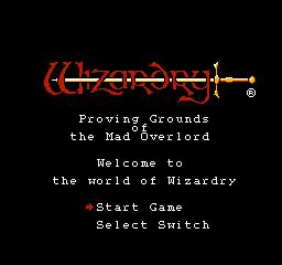 Wizardry - proving grounds of the mad overlod